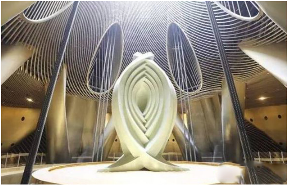 “慧眼”造型讓人耳目一新，阻尼器上部藝術(shù)裝置高達30m